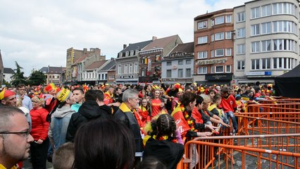 Ecran géant pour les Diables Rouges à Mouscron