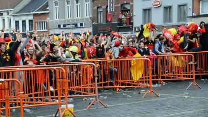Ecran géant pour les Diables Rouges à Mouscron