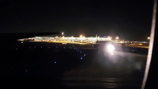 Night takeoff from Incheon airport