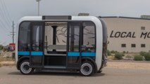 This self-driving vehicle with 3D-printed parts will give free rides in Maryland