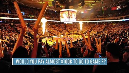 Fan buys two NBA Finals courtside seats to Game 7 for $99,000