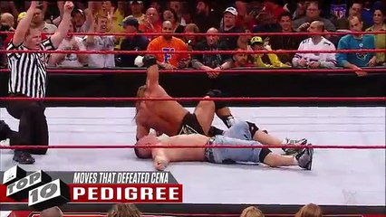 Dominating Moves That Defeated John Cena - WWE Top 10, June 18, 2016