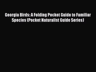 Read Georgia Birds: A Folding Pocket Guide to Familiar Species (Pocket Naturalist Guide Series)