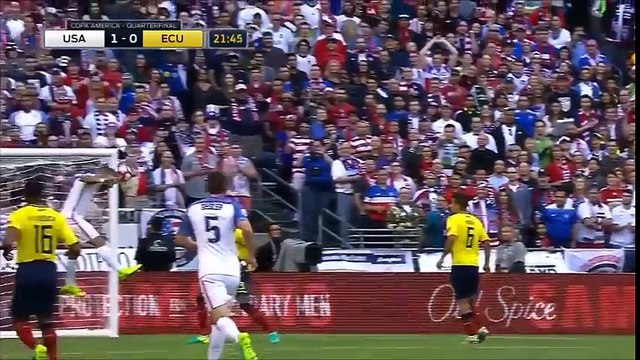 USA Vs Ecuador 2-1 - All Goals & Match Highlights - June 16 2016 - Copa America - [HD]