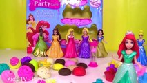 Disney Princess Enchanted Cupcake Party Game  - Make Cupcakes in for the Party  Play Doh Cupcake