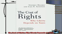 different   The Cost of Rights Why Liberty Depends on Taxes
