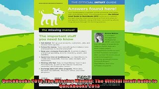 complete  QuickBooks 2013 The Missing Manual The Official Intuit Guide to QuickBooks 2013