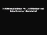 [PDF] BSAVA Manual of Exotic Pets (BSAVA British Small Animal Veterinary Association) Free