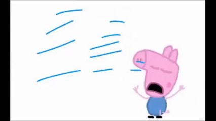 Pappa Pig, Peppa Pig, and George Crying Video