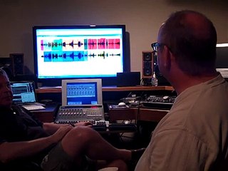 David Cherwien & David Trembley editing CD.27 (Sheer Grace)