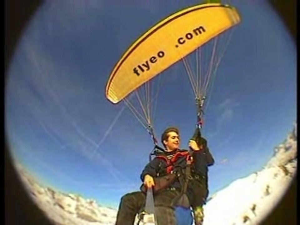 Flyeo parapente biplace initiation parapente en hiver