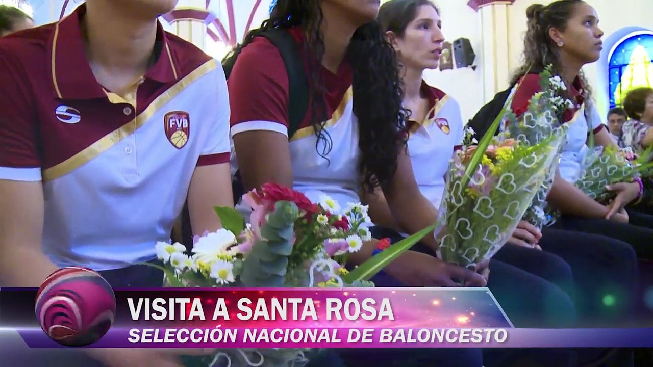 Jorge Hernandez Fernandez: La Selección Nacional de Baloncesto rinde ofrenda a Santa Rosa