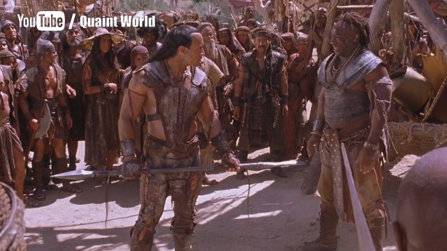 The Rock Vs Michael Clarke Duncan Fight Scene | Dwayne Johnson The Scorpion King Movie Clips
