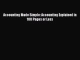 [PDF] Accounting Made Simple: Accounting Explained in 100 Pages or Less  Read Online
