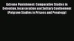 Read Extreme Punishment: Comparative Studies in Detention Incarceration and Solitary Confinement