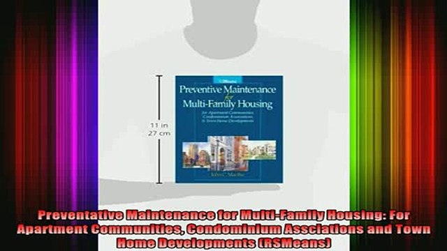 READ book Preventative Maintenance for MultiFamily Housing For Apartment Communities Condominium Full EBook