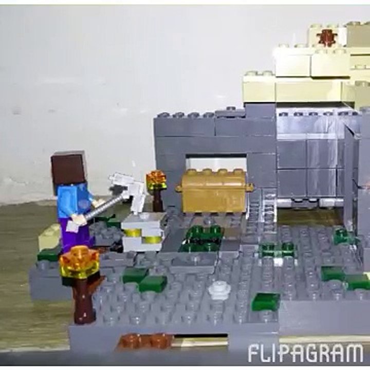 Lego minecraft animación
