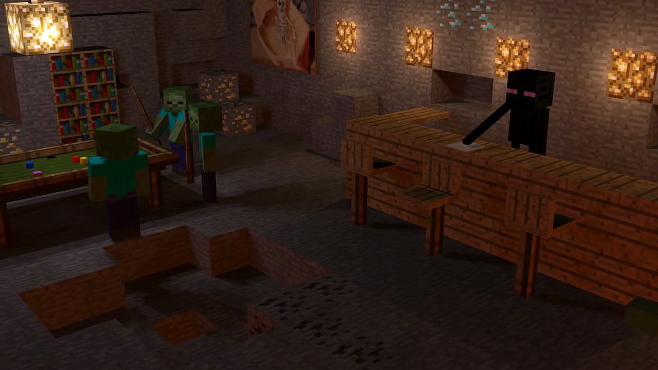 Mob Saloon! (Re-uploaded) - Minecraft Animation - Slamacow