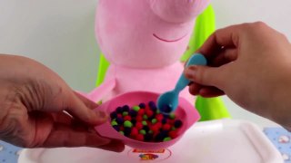 Alimentos Peppa Pig George Comer en español latino Canciones Infantiles En Espanol