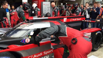 24 horas de Le Mans 2016 - Audi, a punto de salir a la pista