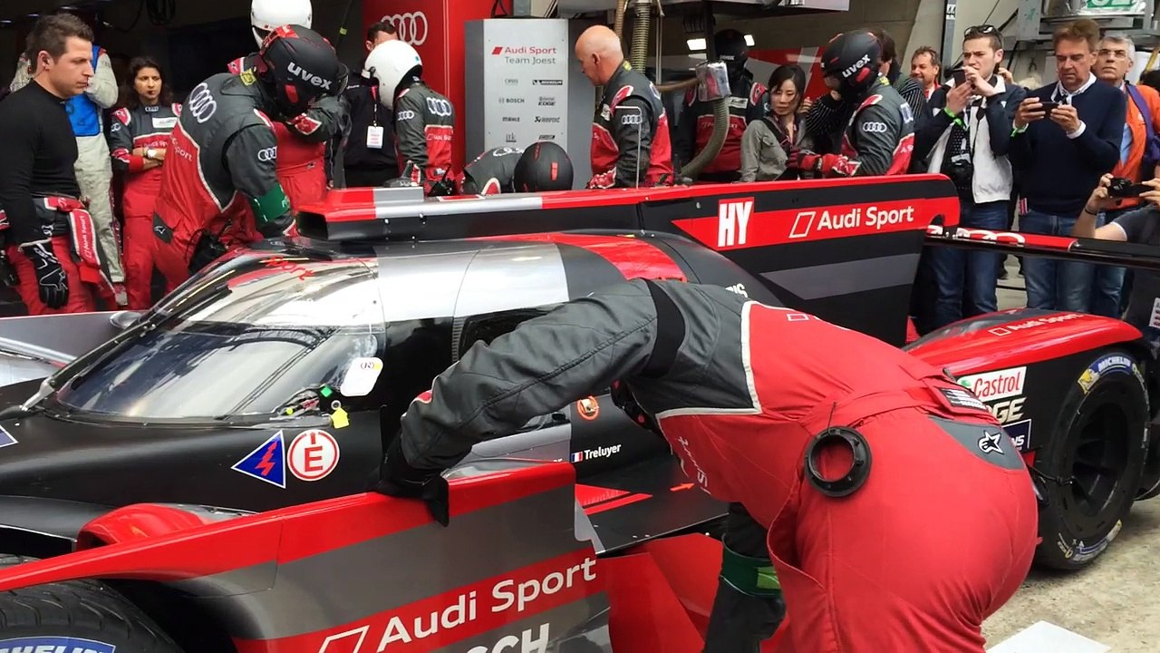 24 horas de Le Mans 2016 - Audi, a punto de salir a la pista