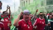 Hungarian fans in the street before match Hungary - Iceland | Euro 2016