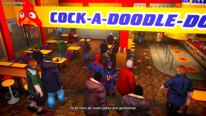 Nursery Rhymes Disney Spider-Man, Captain America & new Lightning McQueen USAA Part 6