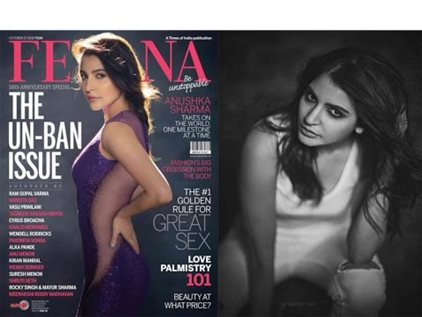 1440px x 1080px - Anushka Sharma Shows Hotness With Her Latest Cover Shoot! - video  Dailymotion