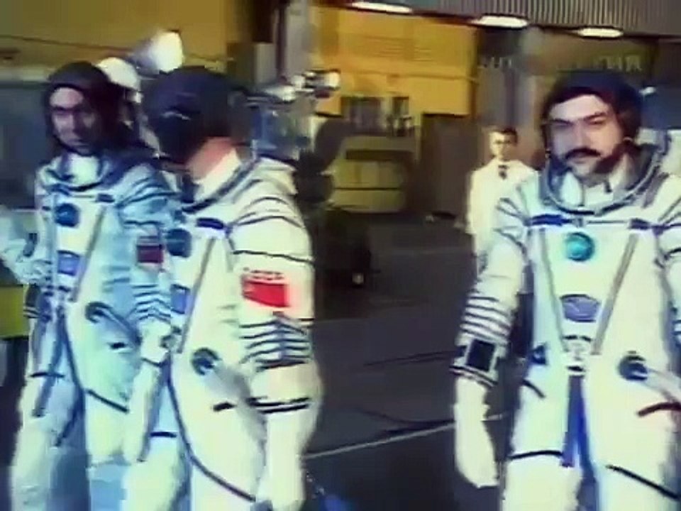 Launch of Soyuz TM4 Союз ТМ4 (1987) russian