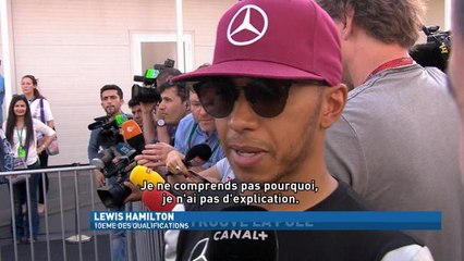 Grand Prix de Bakou - La réaction de Lewis Hamilton après les qualifications