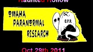 Omaha Paranormal Research ~ Haunted Hollow EVP 10-29-11 Rocks X5