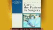 Free PDF Downlaod  Alexanders Care of the Patient in Surgery READ ONLINE