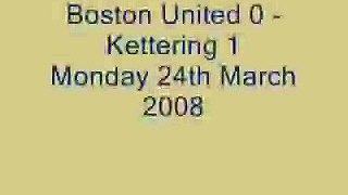 Boston United Vs Kettering Town March 24 2008