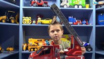 BRUDER Fire Truck Review. Video for children – unboxing cars toys. Emergency Vehicles for kids