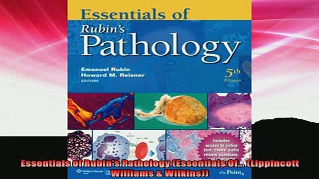 Free PDF Downlaod Essentials of Rubins Pathology Essentials Of Lippincott Williams Wilkins DOWNLOAD ONLINE