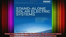 Free Full PDF Downlaod  Standalone Solar Electric Systems The Earthscan Expert Handbook for Planning Design and Full Free