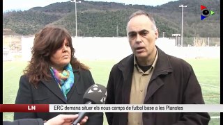 ERC d’Olot segueix defensant el projecte d’instal·lacions de futbol base al barri de les Planotes