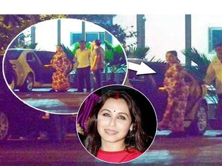 Pregnant Rani Mukerji Flaunts Baby Bump | View Pic's