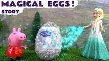 FROZEN MAGIC EGGS --- Join Queen Elsa and Olaf from Disney Frozen as they help make Surprise Eggs for Princess Anna's Birthday, Featuring Minions, Peppa Pig, Hello Kitty, The Little Mermaid and many more family fun toys