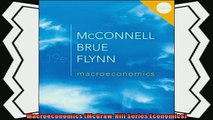 there is  Macroeconomics McGrawHill Series Economics