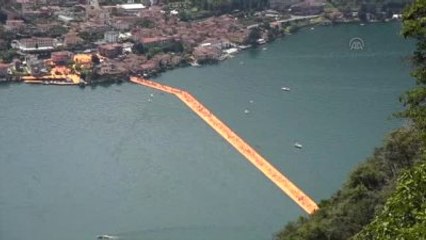 Gölün Üzerine Küplerden Yürüme Yolu Yapıldı