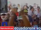 Presidente Correa evalúa aceptación del oficialismo