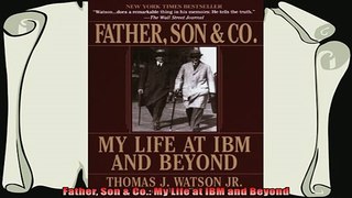 different   Father Son  Co My Life at IBM and Beyond