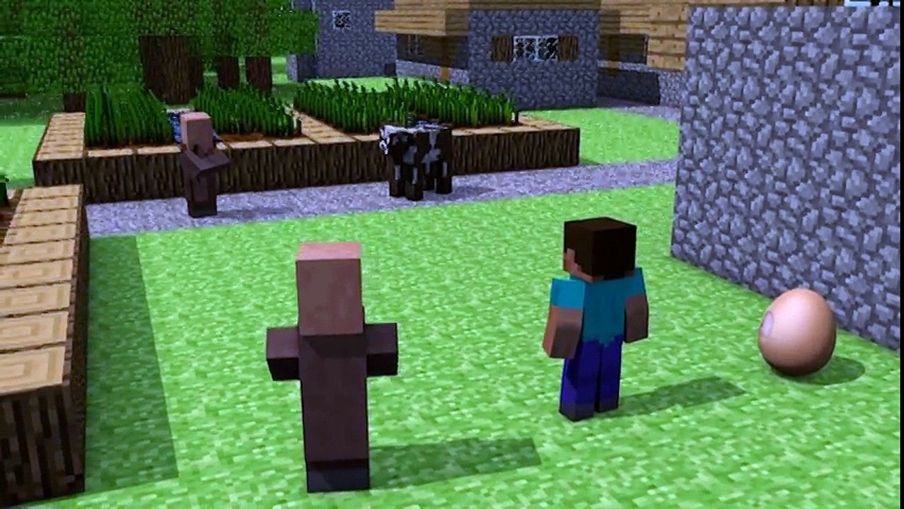 An Egg's Guide to Minecraft - PART 5 - Moo! (Minecraft Animation)