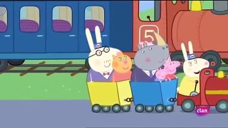Peppa Pig en Español - El tren del Abuelo Pig al rescate ★ Capitulos Completos