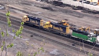 4-26-13: BNSF #2641 Leads a Transfer in the West Bottoms