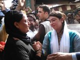 Aseefa Bhutto Zardari visit worsted area of liyari