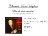 Michael Haydn - Symphony No. 1 in C Major, MH 23, P 35: I. Allegro