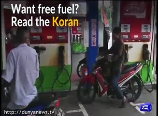 Indonesian Govt offers free petrol if you read Quran