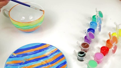 MindWare Paint Your Own Porcelain: My Doll and Me Teacups